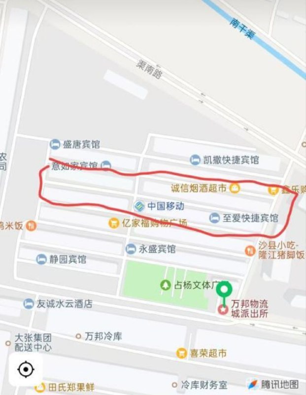郑州 中牟县万邦批发市场后门占